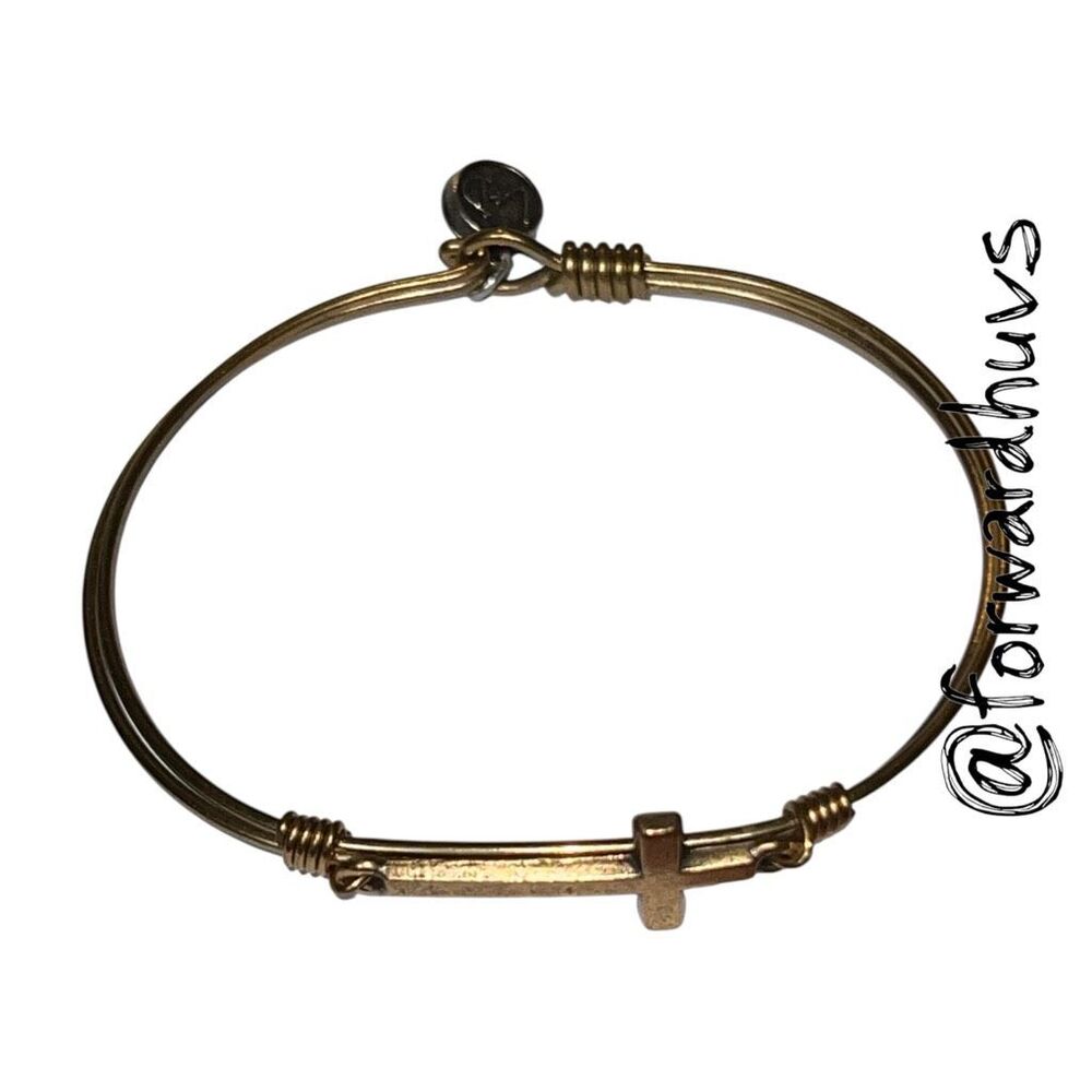 Luca & Danni Cross Bangle Bracelet - Picture 3 of 9